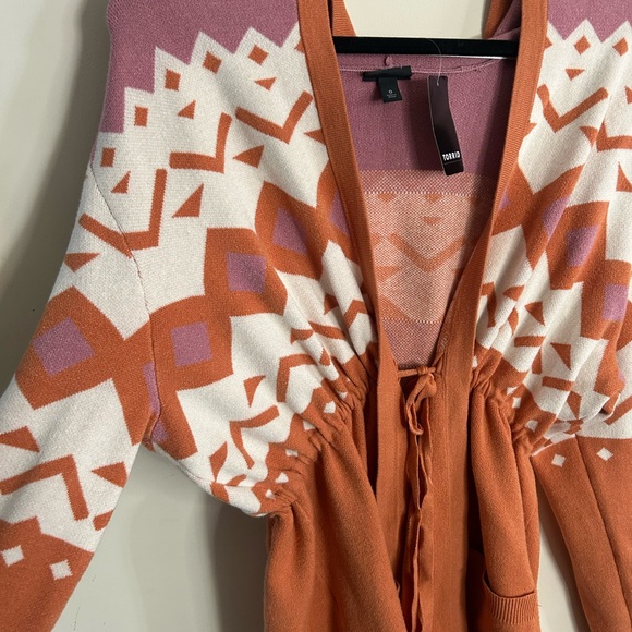 New with Tags Torrid Size 0X Super Soft Anorak Hooded Sweater - Picture 4 of 9